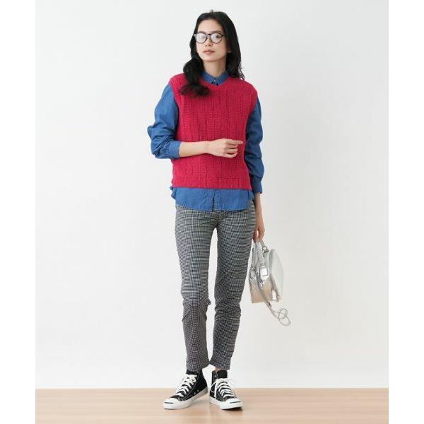 CARA O CRUZ / キャラ・オ・クルス クルーネックニットベスト | CARA O CRUZ | 04