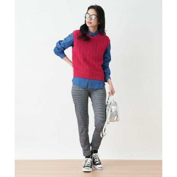 CARA O CRUZ / キャラ・オ・クルス クルーネックニットベスト | CARA O CRUZ | 05