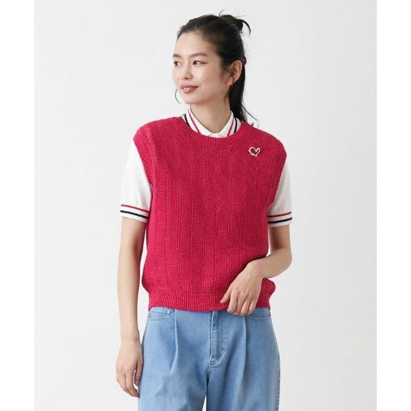 CARA O CRUZ / キャラ・オ・クルス クルーネックニットベスト | CARA O CRUZ | 09