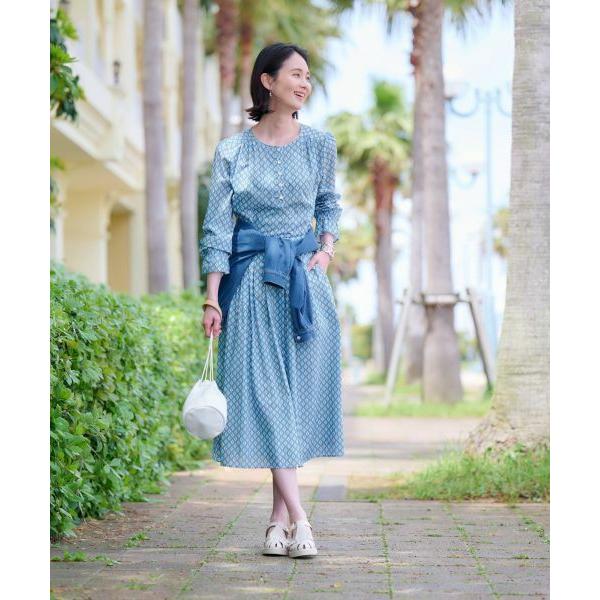 CARA O CRUZ / キャラ・オ・クルス 洗える 幾何学柄ブラウス【TROUILLET 】【セットアップ】 | CARA O CRUZ | 06