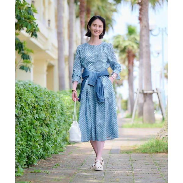 CARA O CRUZ / キャラ・オ・クルス 洗える 幾何学柄ブラウス【TROUILLET 】【セットアップ】 | CARA O CRUZ | 07