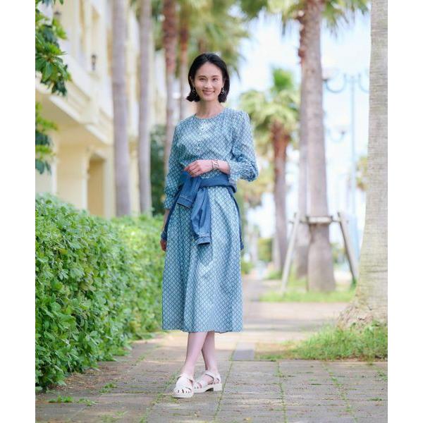 CARA O CRUZ / キャラ・オ・クルス 洗える 幾何学柄ブラウス【TROUILLET 】【セットアップ】 | CARA O CRUZ | 08