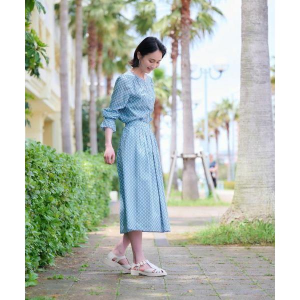 CARA O CRUZ / キャラ・オ・クルス 洗える 幾何学柄ブラウス【TROUILLET 】【セットアップ】 | CARA O CRUZ | 09