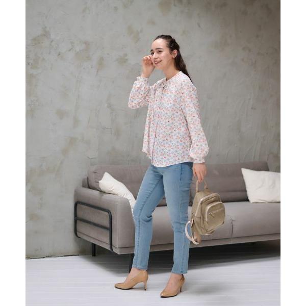 CARA O CRUZ / キャラ・オ・クルス 洗える フラワーブラウス【産地ナブル】 | CARA O CRUZ | 11