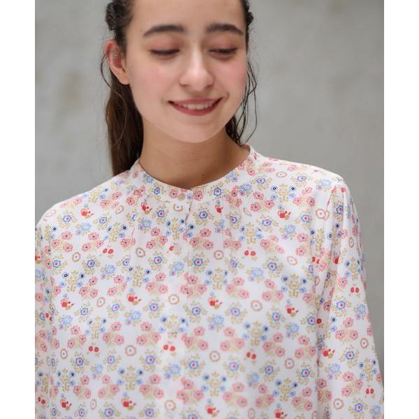 CARA O CRUZ / キャラ・オ・クルス 洗える フラワーブラウス【産地ナブル】 | CARA O CRUZ | 14
