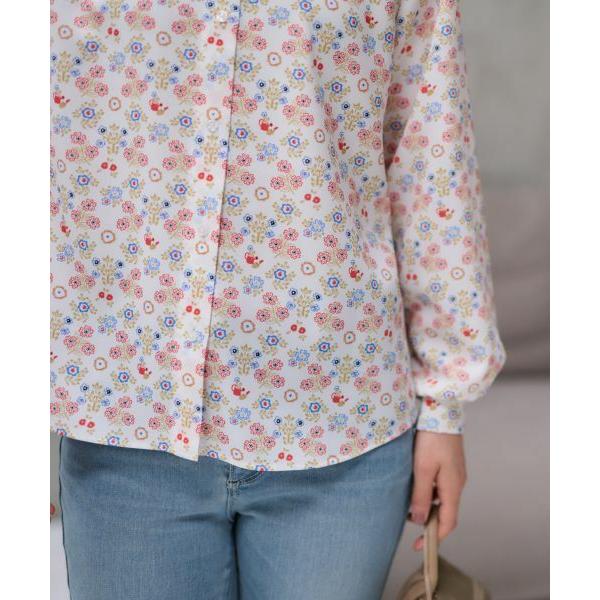 CARA O CRUZ / キャラ・オ・クルス 洗える フラワーブラウス【産地ナブル】 | CARA O CRUZ | 15