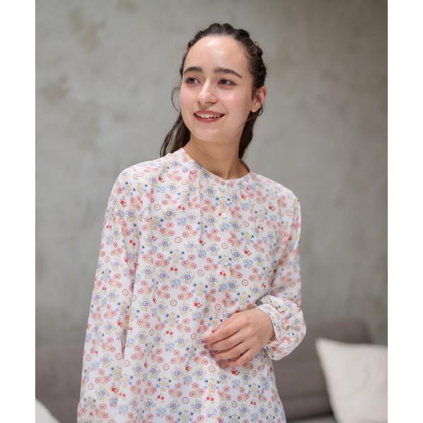 CARA O CRUZ / キャラ・オ・クルス 洗える フラワーブラウス【産地ナブル】 | CARA O CRUZ | 03