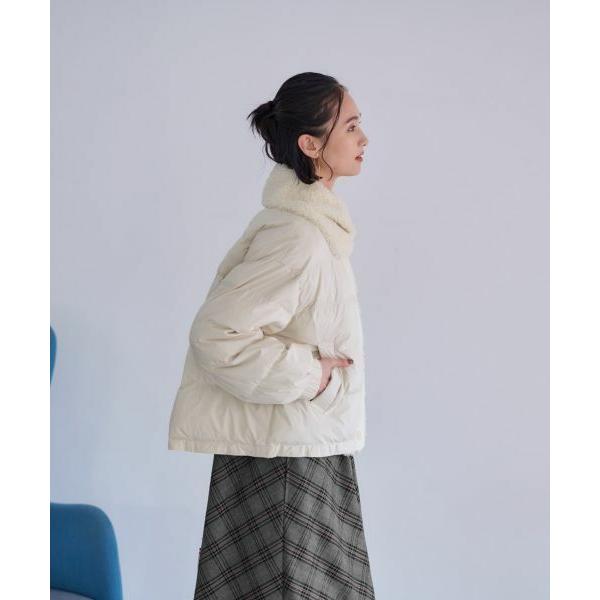 CARA O CRUZ / キャラ・オ・クルス 【防寒】ボア衿中わたジャケット【あったか】 | CARA O CRUZ | 10