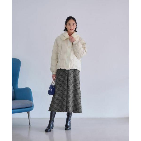 CARA O CRUZ / キャラ・オ・クルス 【防寒】ボア衿中わたジャケット【あったか】 | CARA O CRUZ | 12