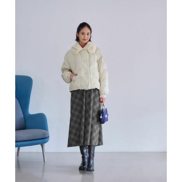 CARA O CRUZ / キャラ・オ・クルス 【防寒】ボア衿中わたジャケット【あったか】 | CARA O CRUZ | 13