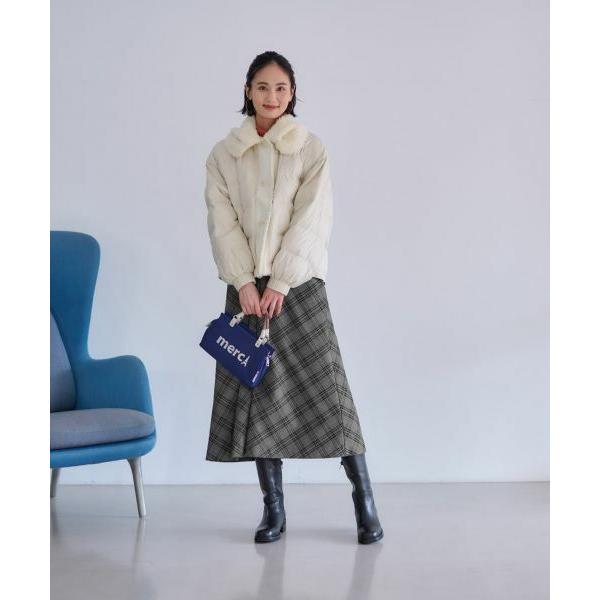 CARA O CRUZ / キャラ・オ・クルス 【防寒】ボア衿中わたジャケット【あったか】 | CARA O CRUZ | 15