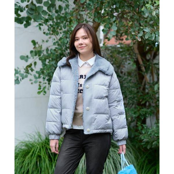 CARA O CRUZ / キャラ・オ・クルス 【防寒】ボア衿中わたジャケット【あったか】 | CARA O CRUZ | 01