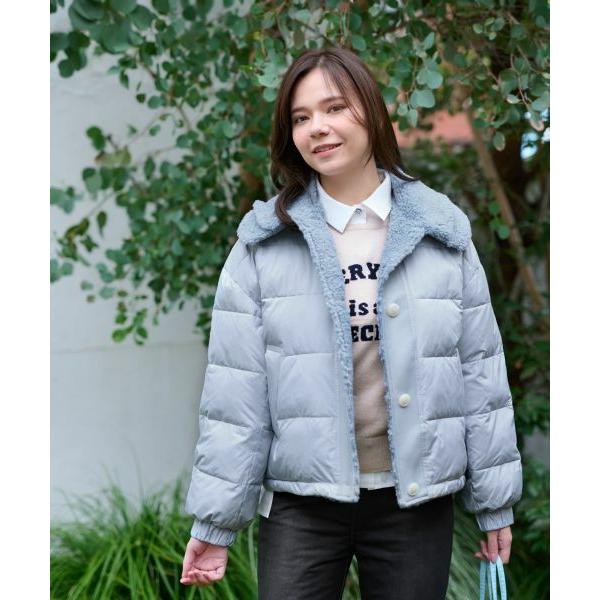 CARA O CRUZ / キャラ・オ・クルス 【防寒】ボア衿中わたジャケット【あったか】 | CARA O CRUZ | 02