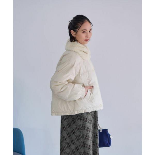 CARA O CRUZ / キャラ・オ・クルス 【防寒】ボア衿中わたジャケット【あったか】 | CARA O CRUZ | 09