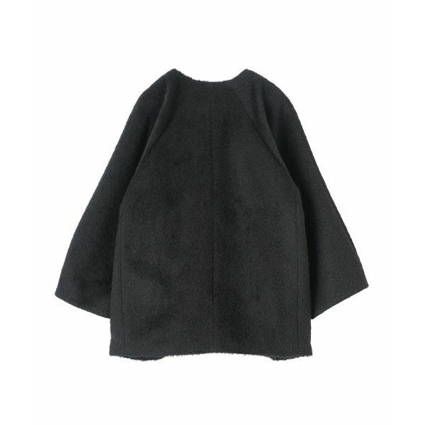 LANVIN COLLECTION / ランバン コレクション アルパカウール メランジシャギーコートの画像