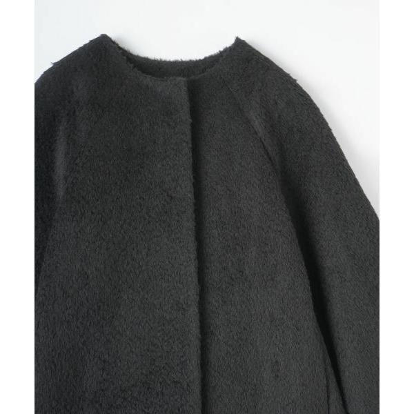 LANVIN COLLECTION / ランバン コレクション アルパカウール メランジシャギーコートの画像
