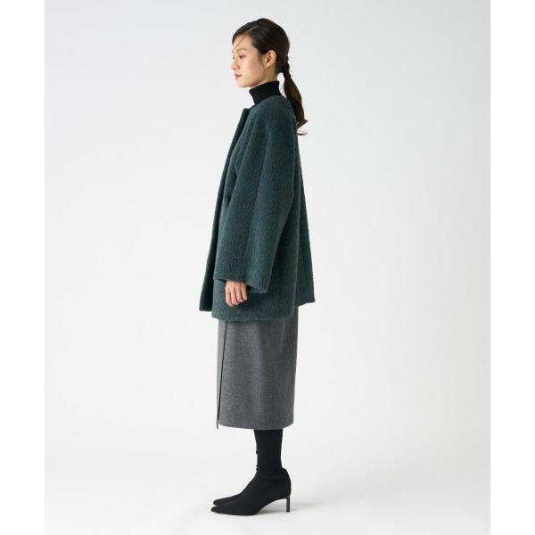 LANVIN COLLECTION / ランバン コレクション アルパカウール メランジシャギーコートの画像