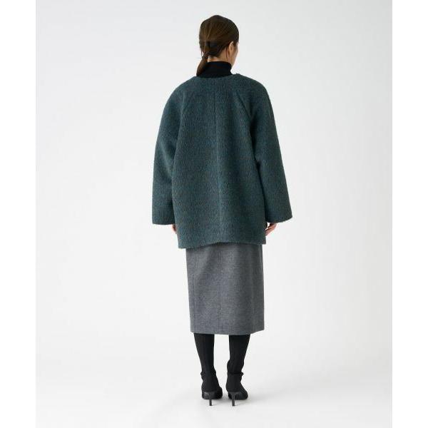 LANVIN COLLECTION / ランバン コレクション アルパカウール メランジシャギーコートの画像