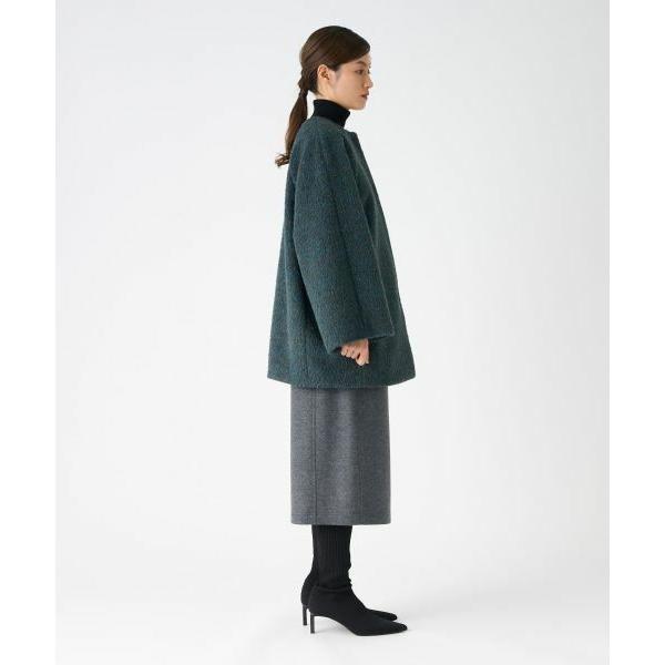 LANVIN COLLECTION / ランバン コレクション アルパカウール メランジシャギーコートの画像