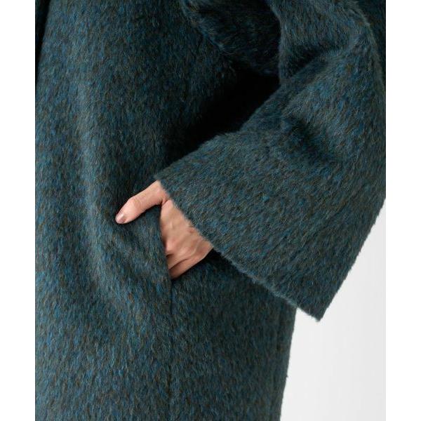 LANVIN COLLECTION / ランバン コレクション アルパカウール メランジシャギーコートの画像