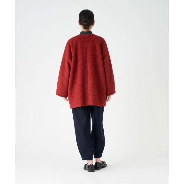LANVIN COLLECTION / ランバン コレクション アルパカウール メランジシャギーコートの画像
