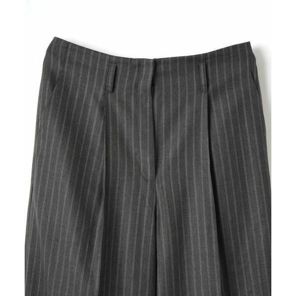 LANVIN COLLECTION / ランバン コレクション シルクウールストライプ 