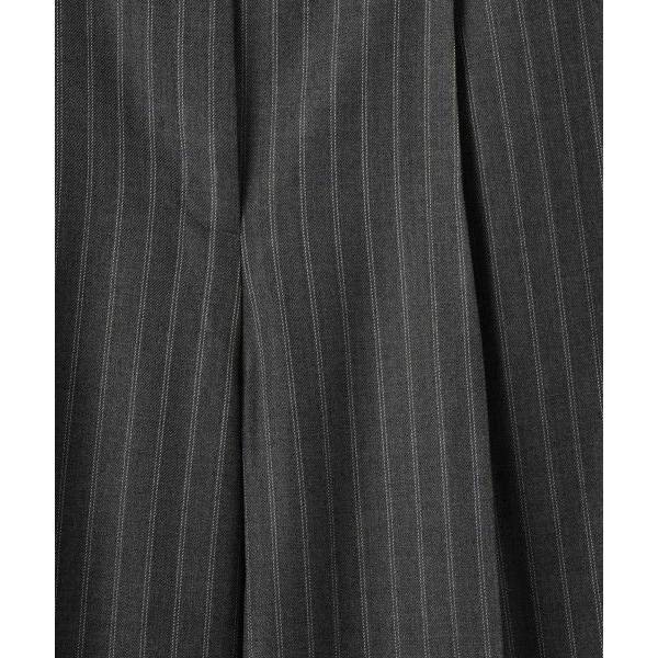 LANVIN COLLECTION / ランバン コレクション シルクウールストライプ 