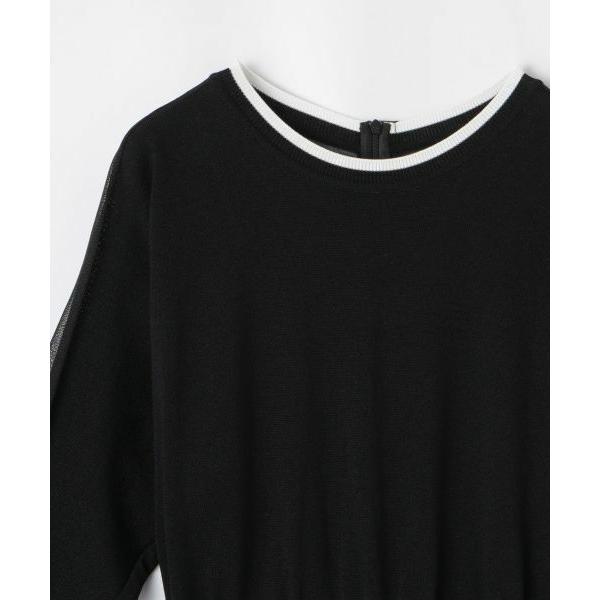 LANVIN COLLECTION - / ランバン 寄せあわせ ワンウェイリネンストレッチドレス