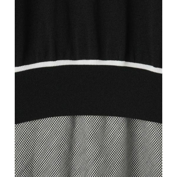 LANVIN COLLECTION - / ランバン 寄せあわせ ワンウェイリネンストレッチドレス