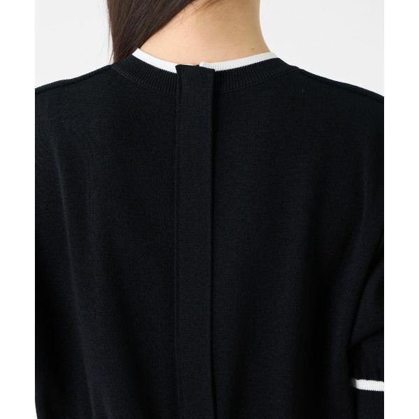 LANVIN COLLECTION - / ランバン 寄せあわせ ワンウェイリネンストレッチドレス