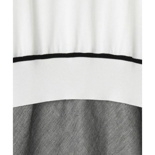 LANVIN COLLECTION - / ランバン 寄せあわせ ワンウェイリネンストレッチドレス