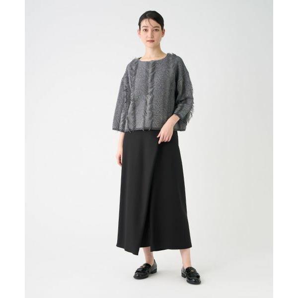 LANVIN COLLECTION / ランバン コレクション バックサテンラップパンツの画像