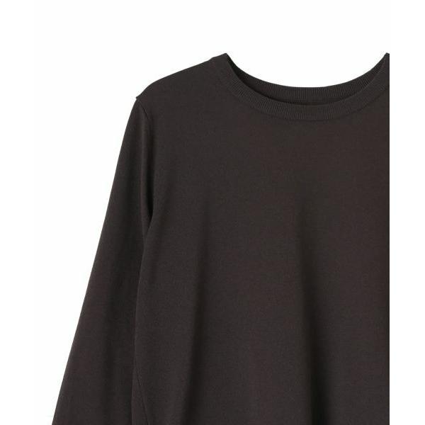LANVIN COLLECTION / ランバン コレクション ロゴジャカードクロップドニットトップスの画像