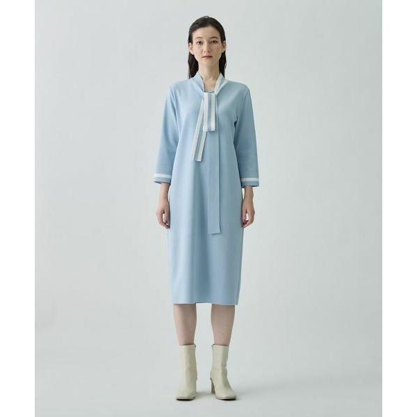 LANVIN COLLECTION / ランバン コレクション ボウタイニットワンピースの画像