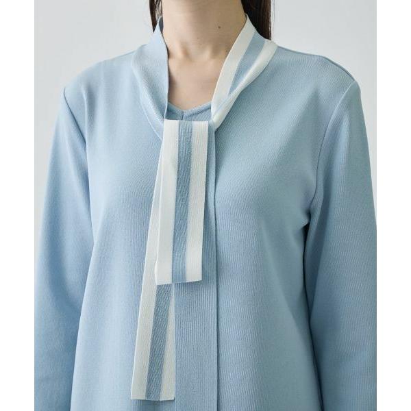 LANVIN COLLECTION / ランバン コレクション ボウタイニットワンピースの画像