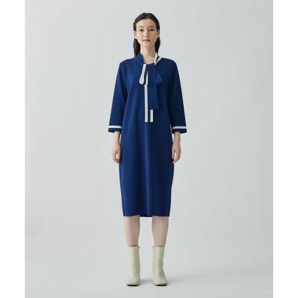 LANVIN COLLECTION / ランバン コレクション ボウタイニットワンピースの画像