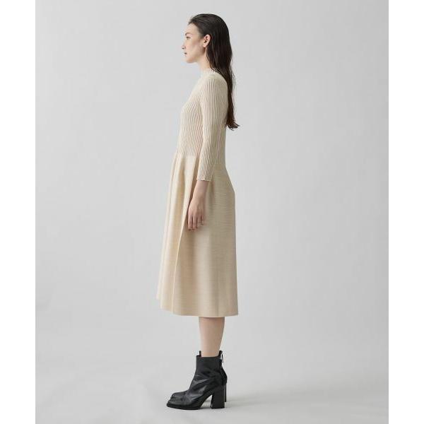 LANVIN COLLECTION / ランバン コレクション 12ゲージ リブケーブル ガーターホールワンピースの画像
