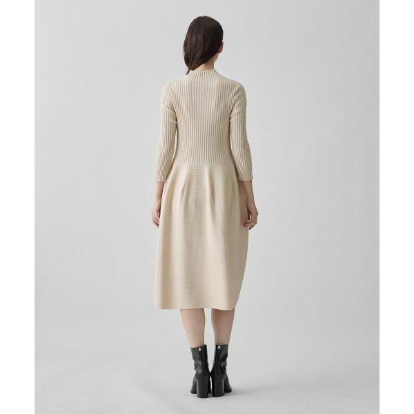 LANVIN COLLECTION / ランバン コレクション 12ゲージ リブケーブル ガーターホールワンピースの画像