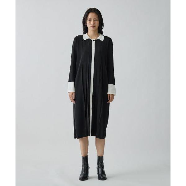 LANVIN COLLECTION / ランバン コレクション ドレープニットワンピースの画像