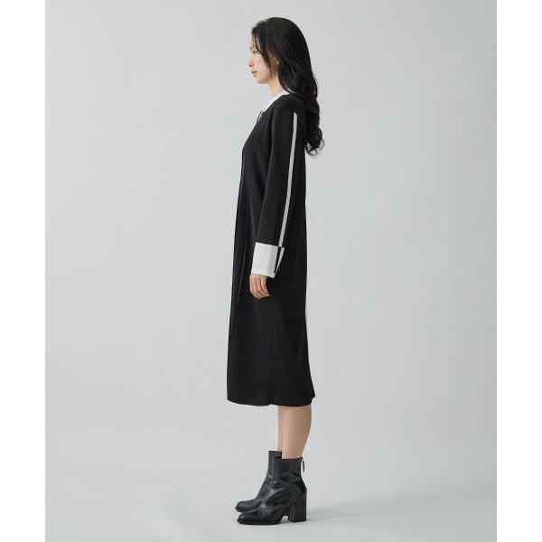 LANVIN COLLECTION / ランバン コレクション ドレープニットワンピースの画像
