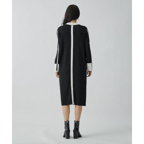 LANVIN COLLECTION / ランバン コレクション ドレープニットワンピースの画像