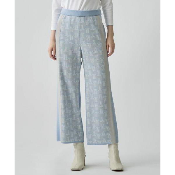 LANVIN COLLECTION / ランバン コレクション JLモノグラムニットパンツ_1