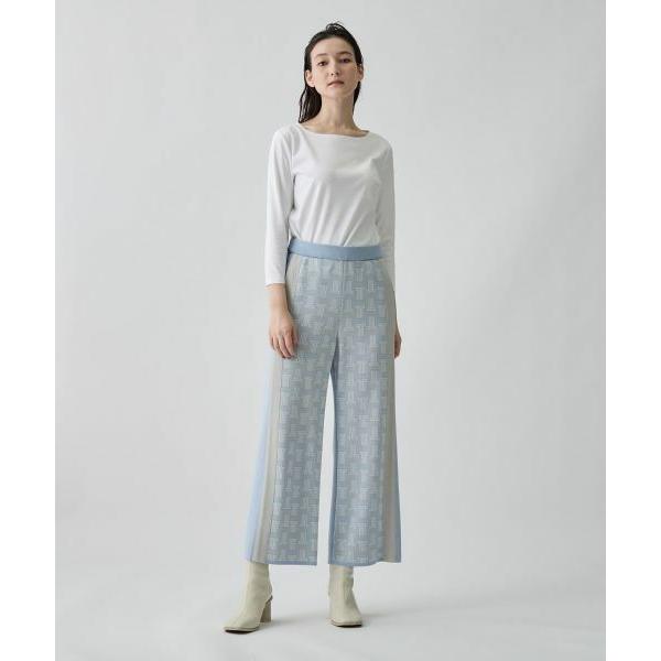 LANVIN COLLECTION / ランバン コレクション JLモノグラムニットパンツ_5