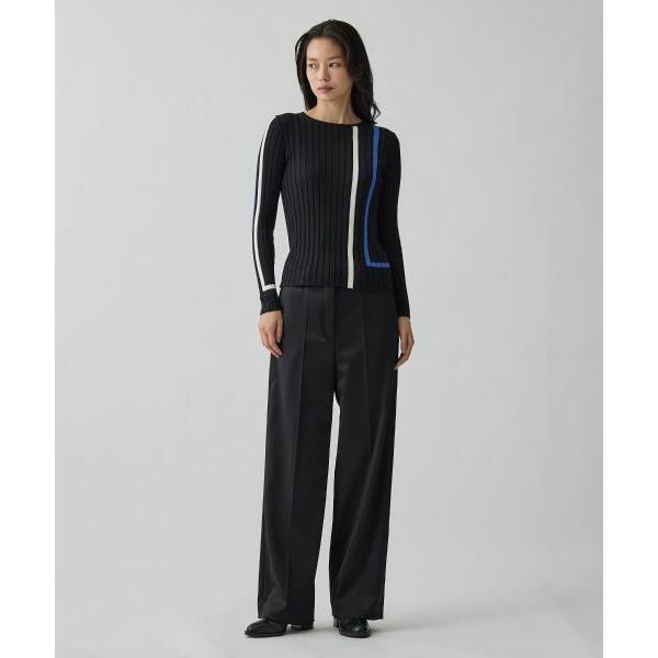 LANVIN COLLECTION / ランバン コレクション ワイドリブニットの画像