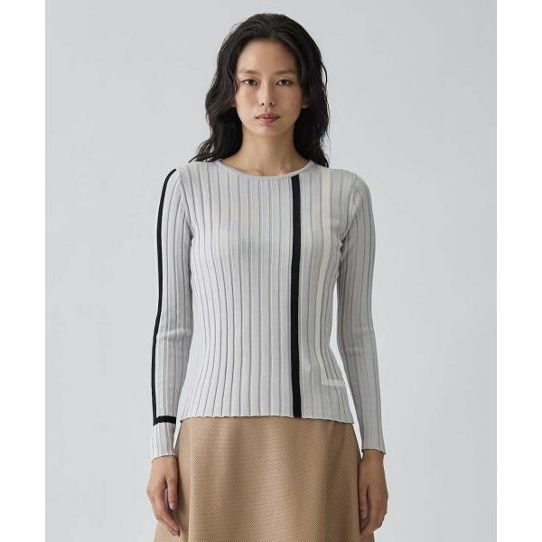 LANVIN COLLECTION / ランバン コレクション ワイドリブニットの画像