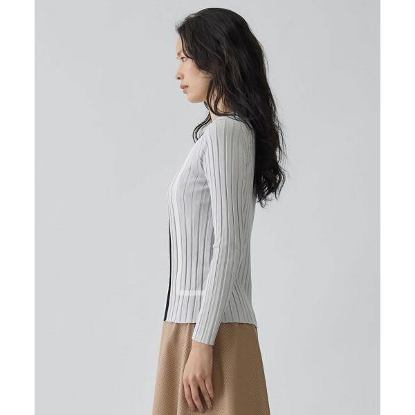 LANVIN COLLECTION / ランバン コレクション ワイドリブニットの画像