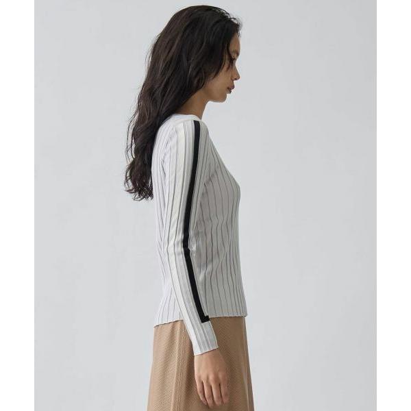 LANVIN COLLECTION / ランバン コレクション ワイドリブニットの画像