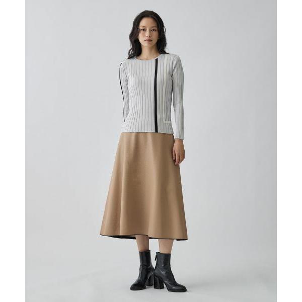 LANVIN COLLECTION / ランバン コレクション ワイドリブニットの画像