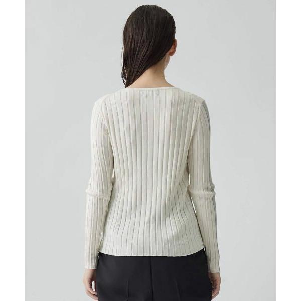 LANVIN COLLECTION / ランバン コレクション ワイドリブニットの画像