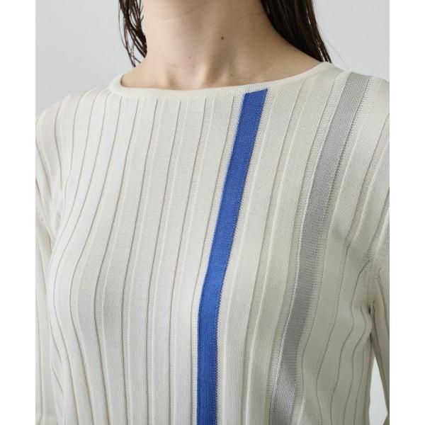 LANVIN COLLECTION / ランバン コレクション ワイドリブニットの画像